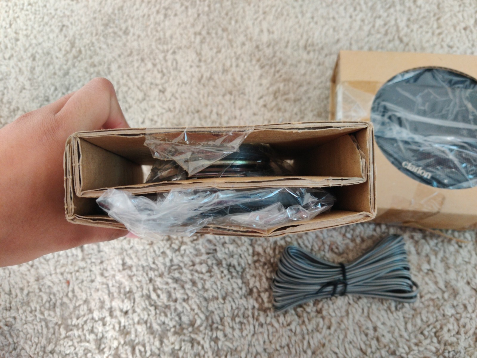 Clarion SE1503 5″ Dual Cone Car Speaker 91dB Water-Resistant NOS Open Box