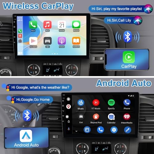 [4Core 64GB] Car Radio for Chevy Silverado 2007-2013 Tahoe GMC Sierra Yukon,