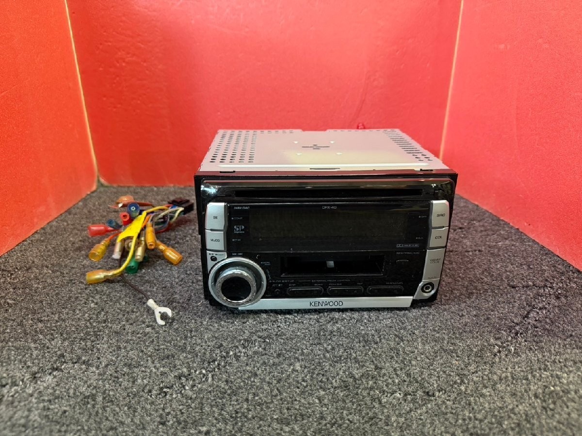 JDM Kenwood DPX-40 2DIN Cassette CD Player Period Correct Car Audio Tested OEM