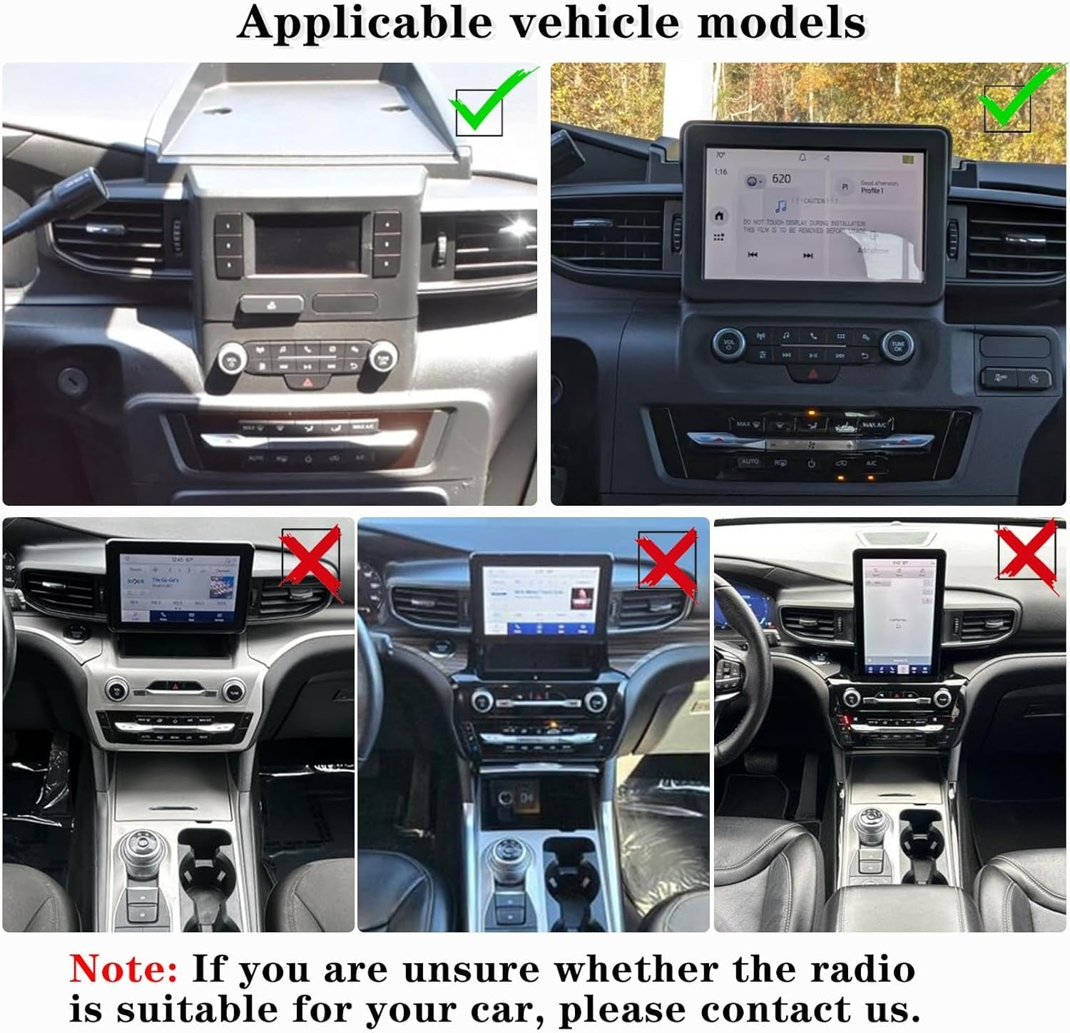 12.5″ Android Car Radio Stereo Carplay GPS SWC Navi For Ford Explorer 2021-2025