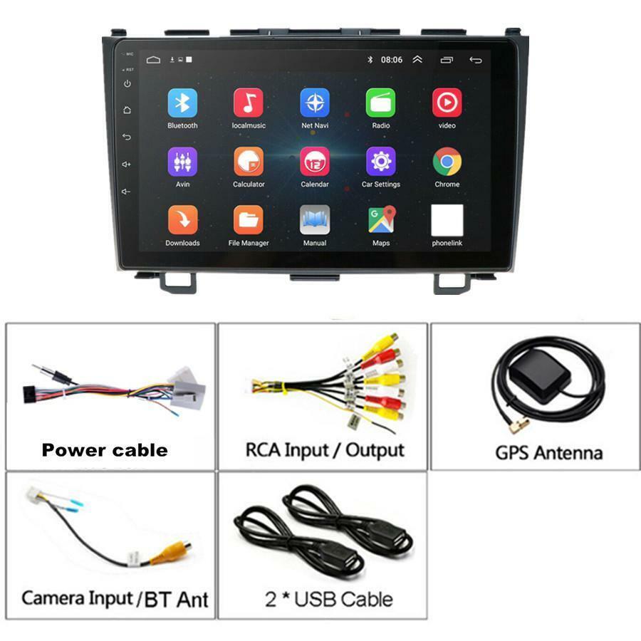 9” 4-Core 1GB＋16GB Android 9.1 Car Stereo Radio GPS Player For Honda CRV 06-11