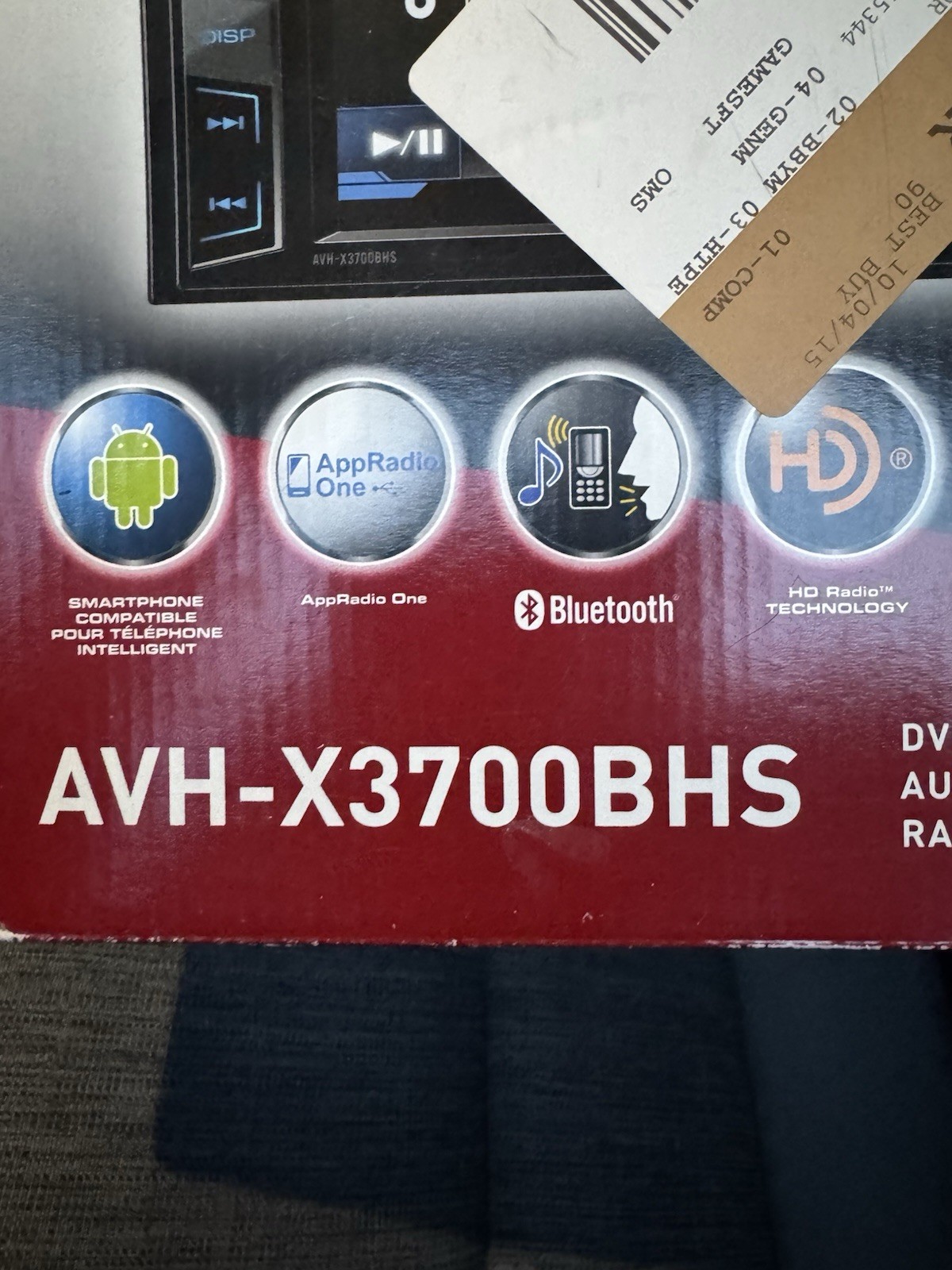 Pioneer AVH-X3700BHS DVD Receiver – Excellent Condition, Original Box & Remote I