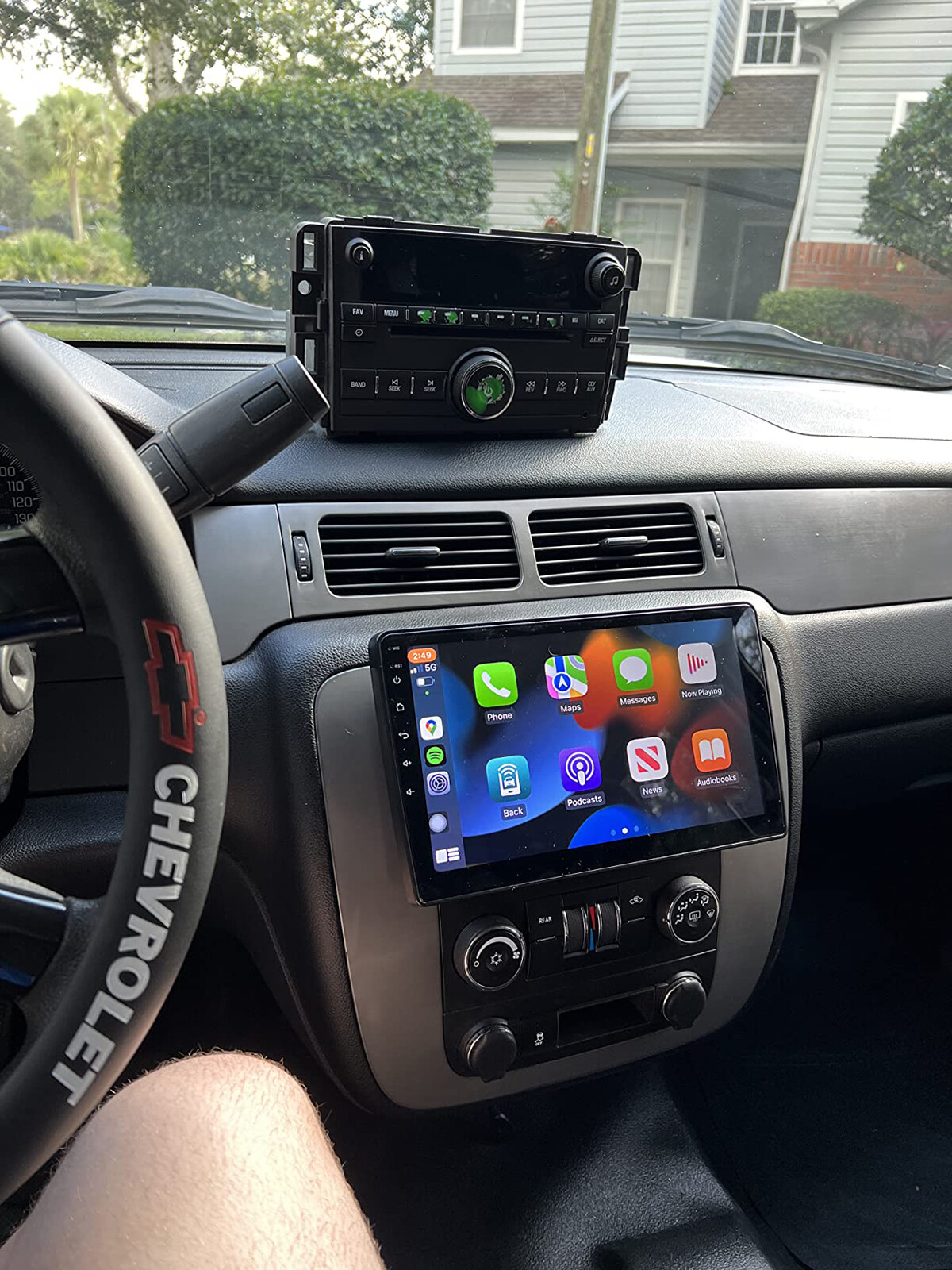For GMC Yukon Chevy Silverado Android 14 Car Stereo Radio GPS BT with Mic Camera