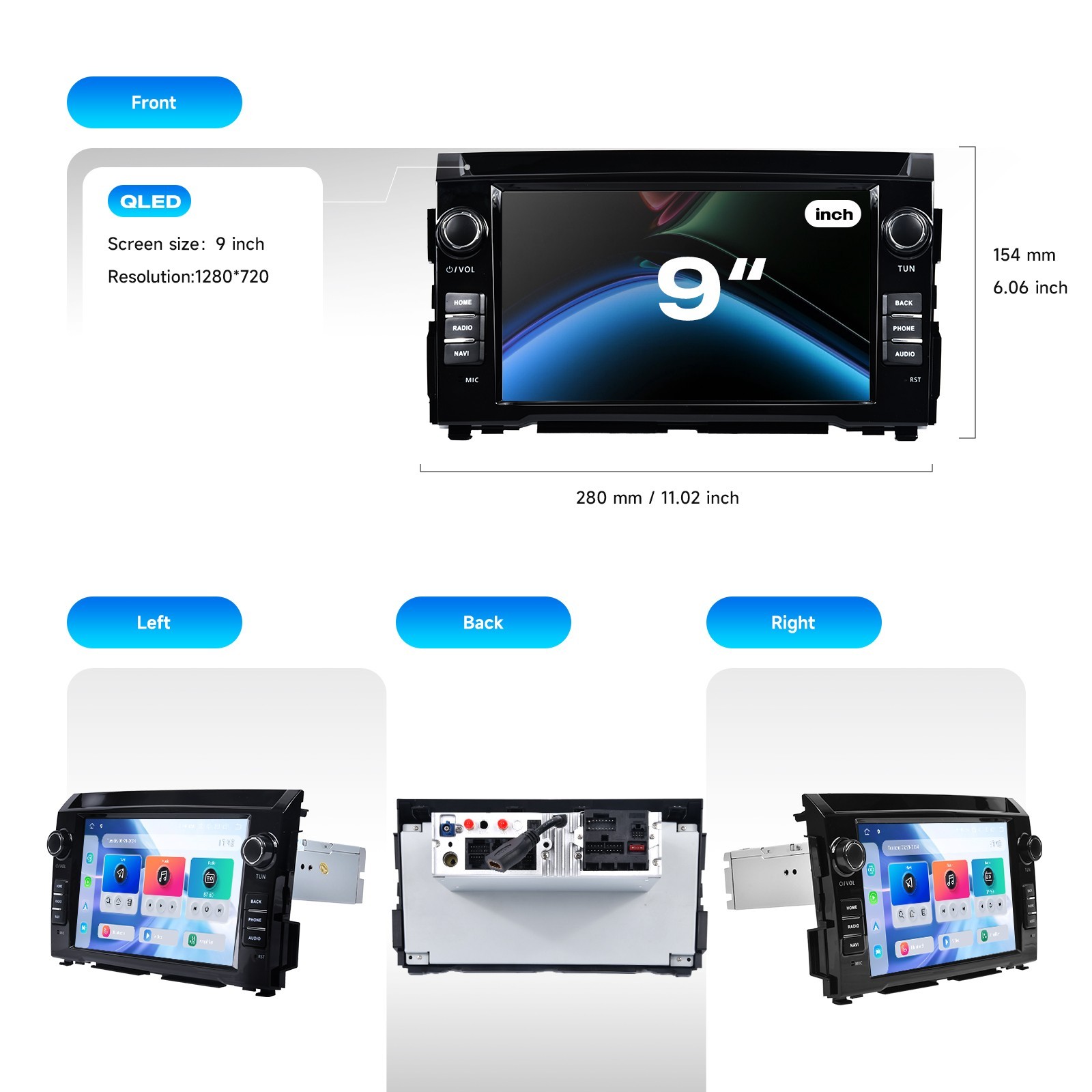 Dasaita Car Stereo for Nissan Titan 2016-2020 Android 13 Radio Gyro DTS GPS BT