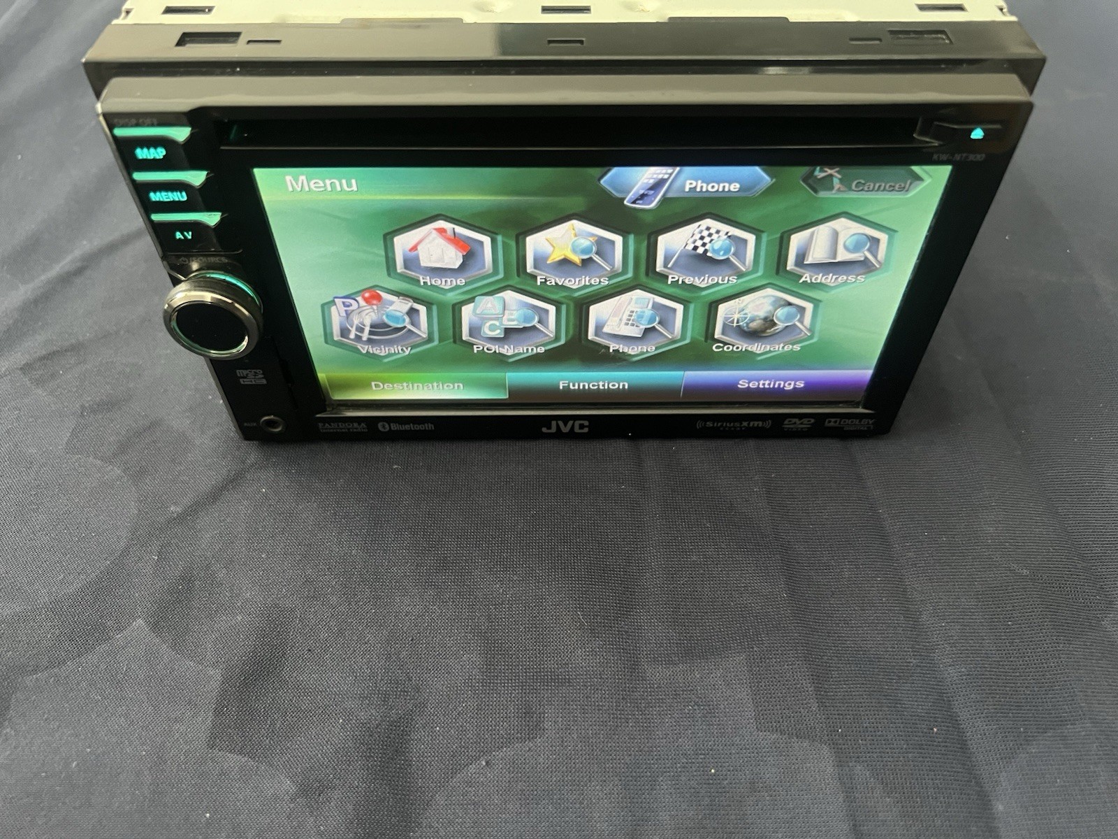 ⭐️Pre-Owned,TESTED⭐️ JVC CD|DVD|BT|USB| AM/FM-(KW-NT300)