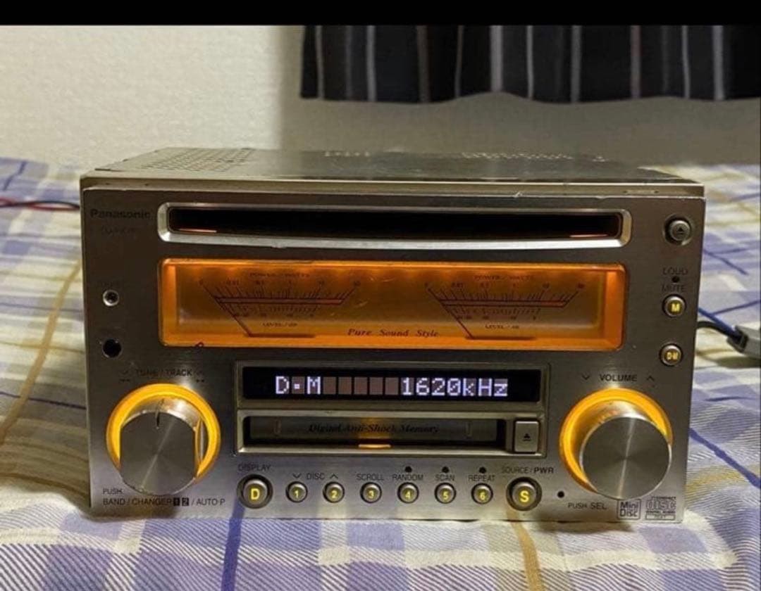 Panasonic CQ-VX5500D CD MD Mini Disc Player Car Audio Stereo JDM