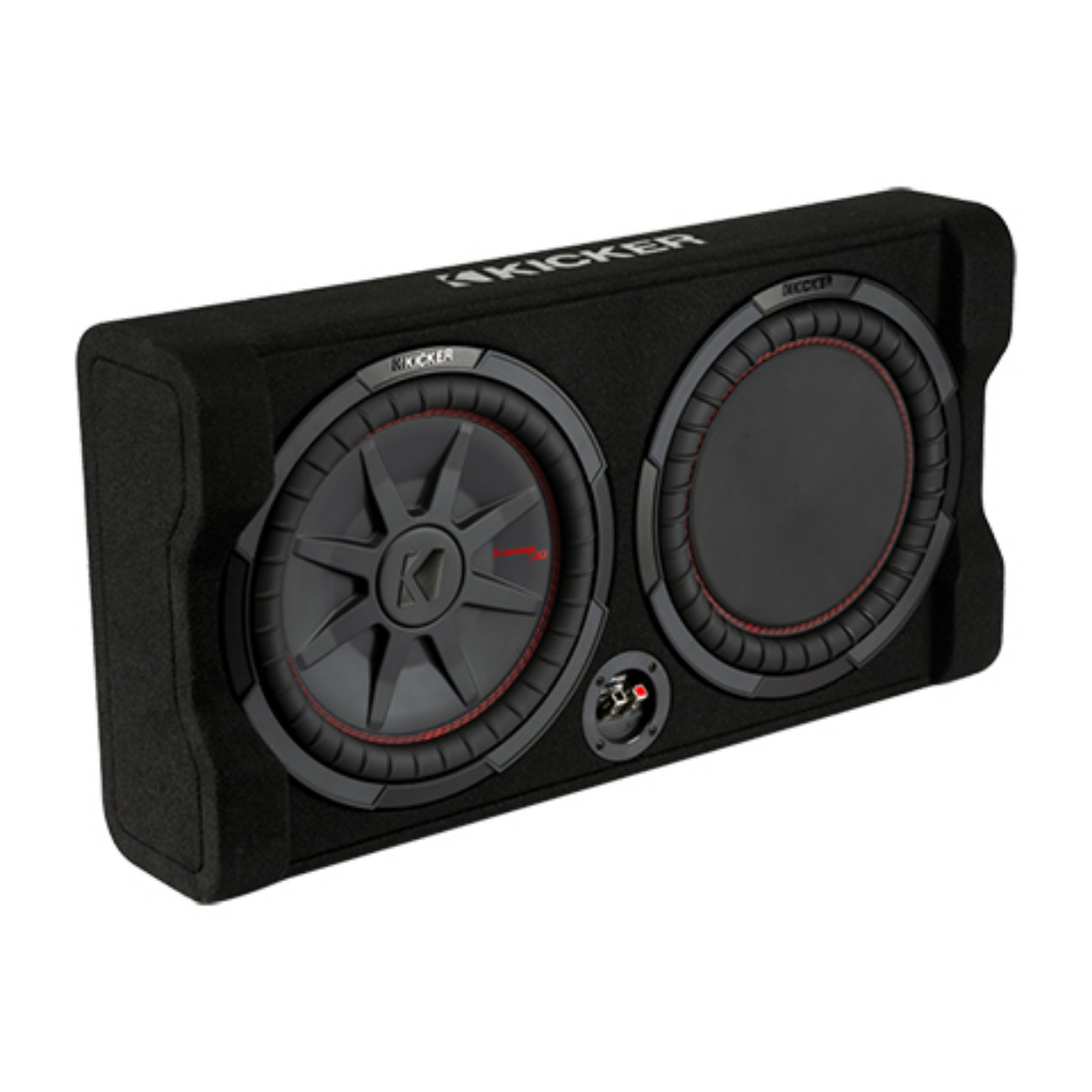 Kicker 12″ 1000 Watt Down-Firing Car Audio Subwoofer, Bass Knob with Wire