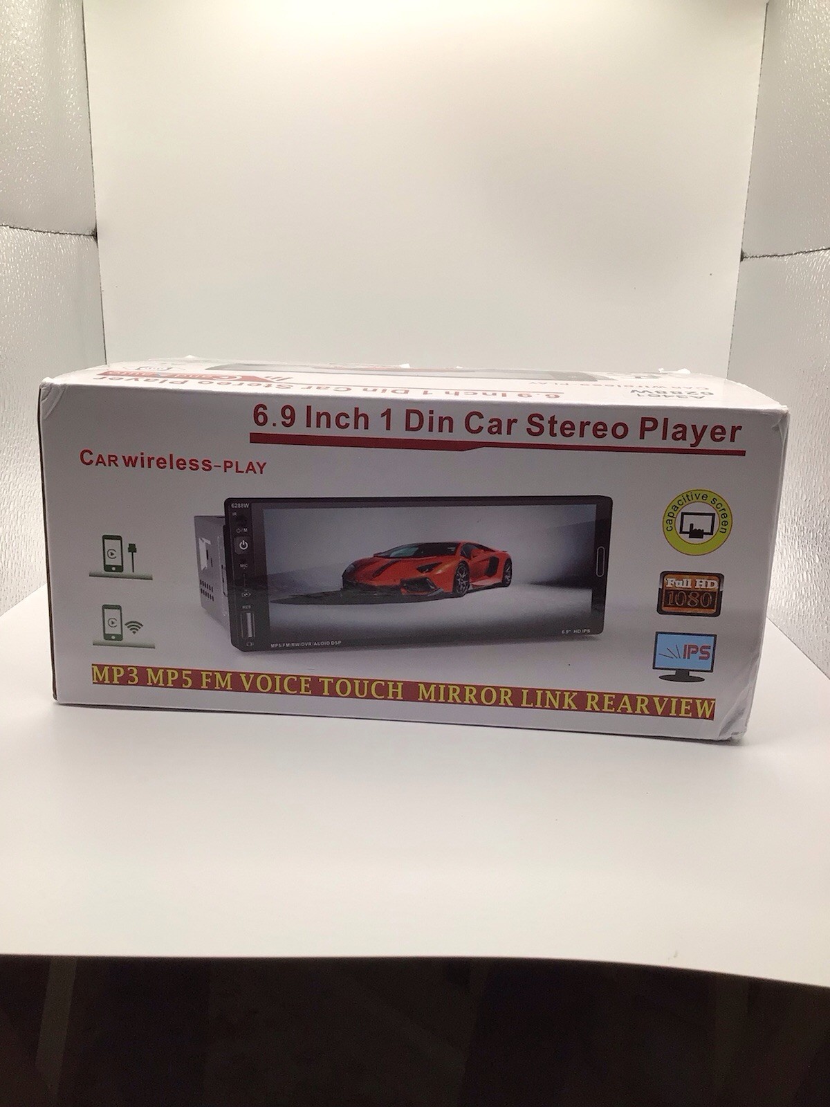And Auto 6.9 Inch 1 Din Car Stereo Player Model 6288W **Read Description**