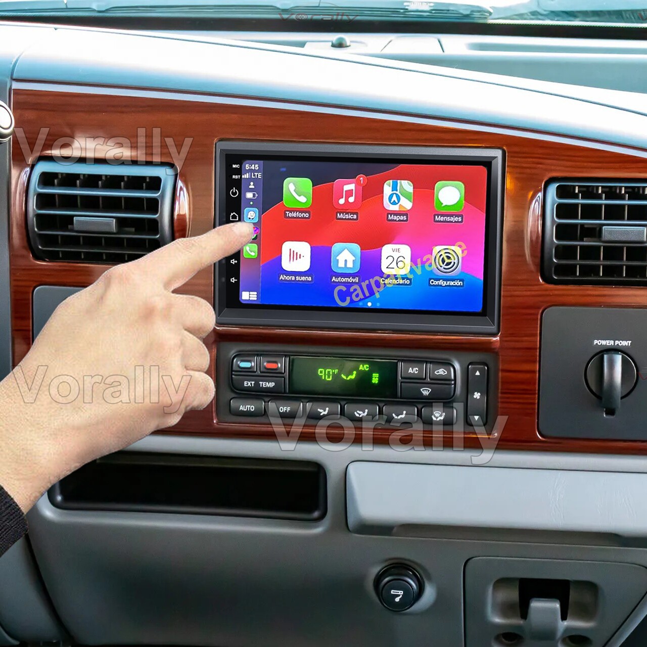 Para 2006-2014 Ford F-250 F-350 Super Duty CarPlay Android 14.0 Car Stereo Radio