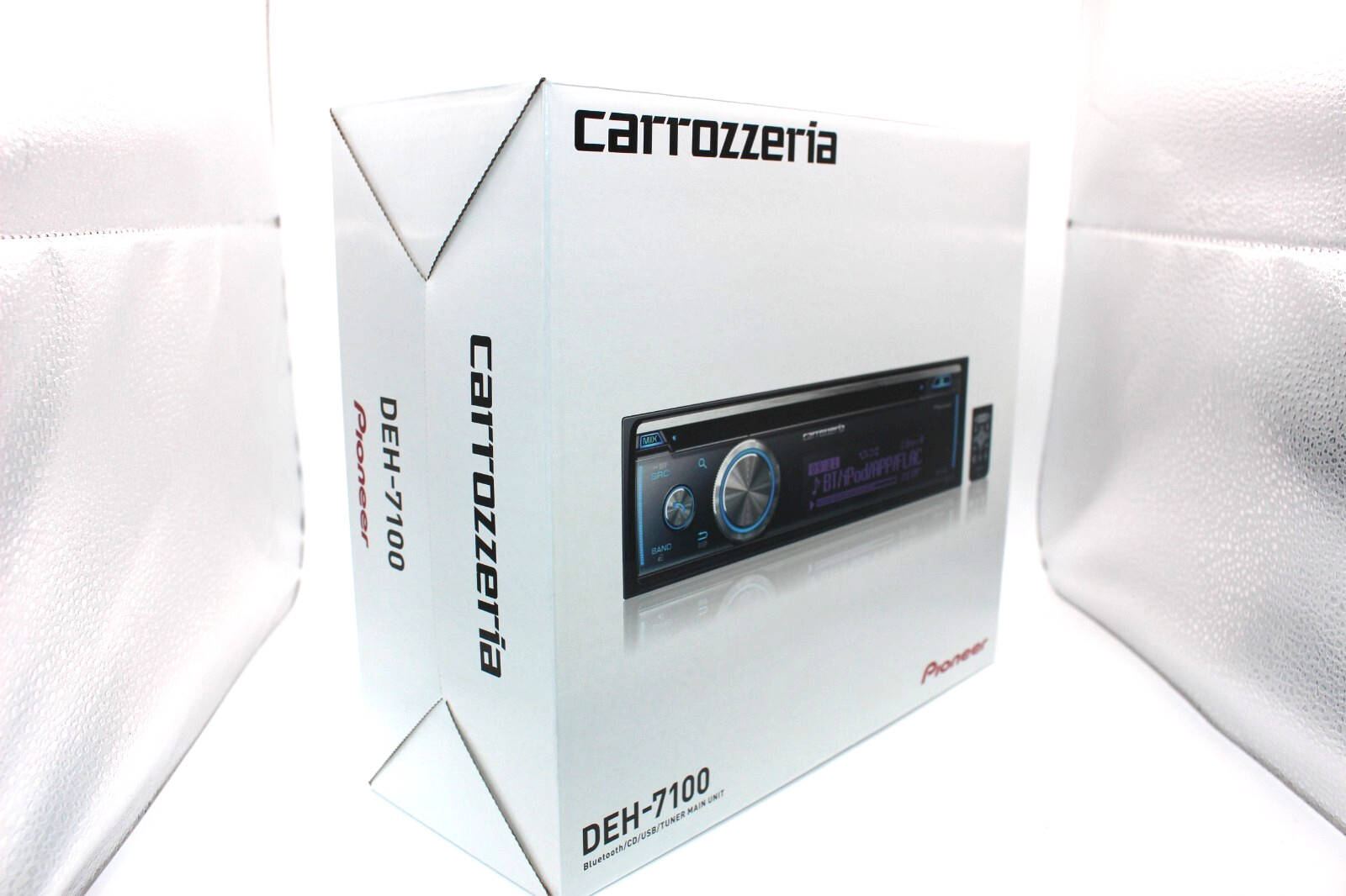 Pioneer Carrozzeria DEH-7100 CD USB Bluetooth Car Audio Black 1kg 1.9in 200W