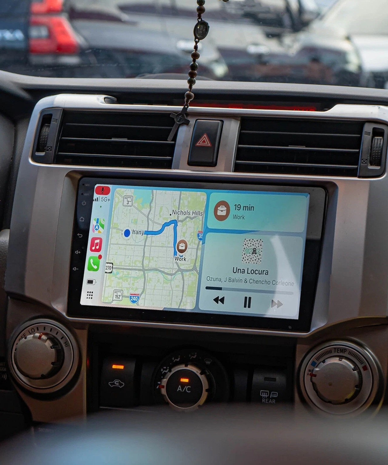 4+64G 8core CarPlay Auto touch screen radio 10.33″ For Toyota 4runner 2009-2019