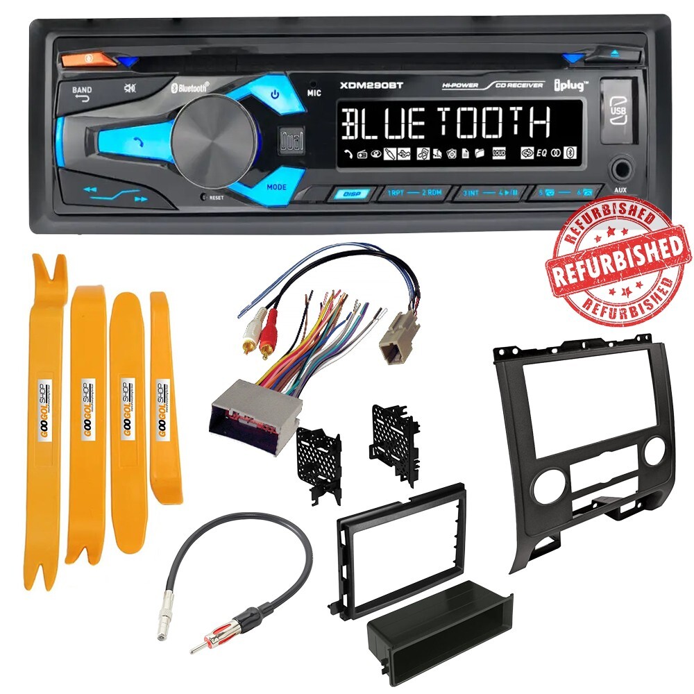 Dual XDM290BT Car Stereo CD Receiver AM/FM Radio for 2008-2012 Ford Escape