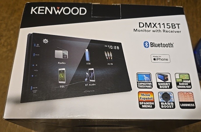 Kenwood Bluetooth Digital Media Receiver w/ 6.8″ Monitor (DMX115BT)… FREE S&H!
