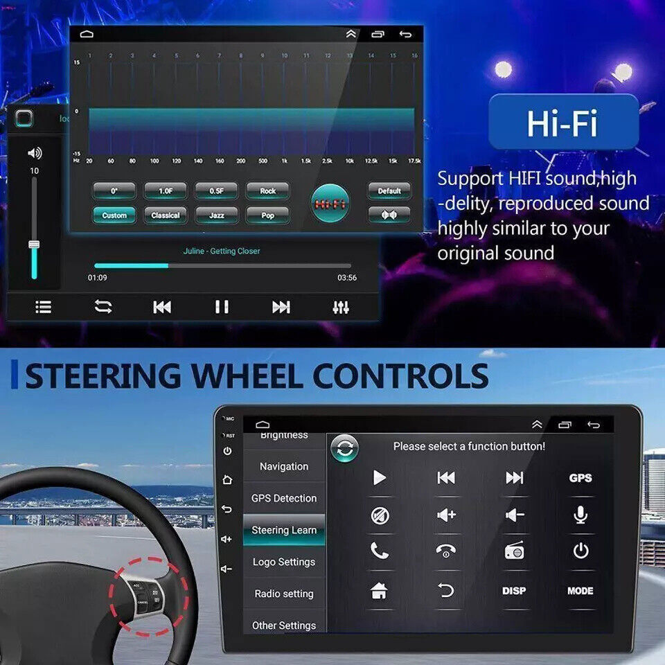 64GB Android 14 Carplay Car Radio GPS Stereo For Mitsubishi Outlander 2006-2012