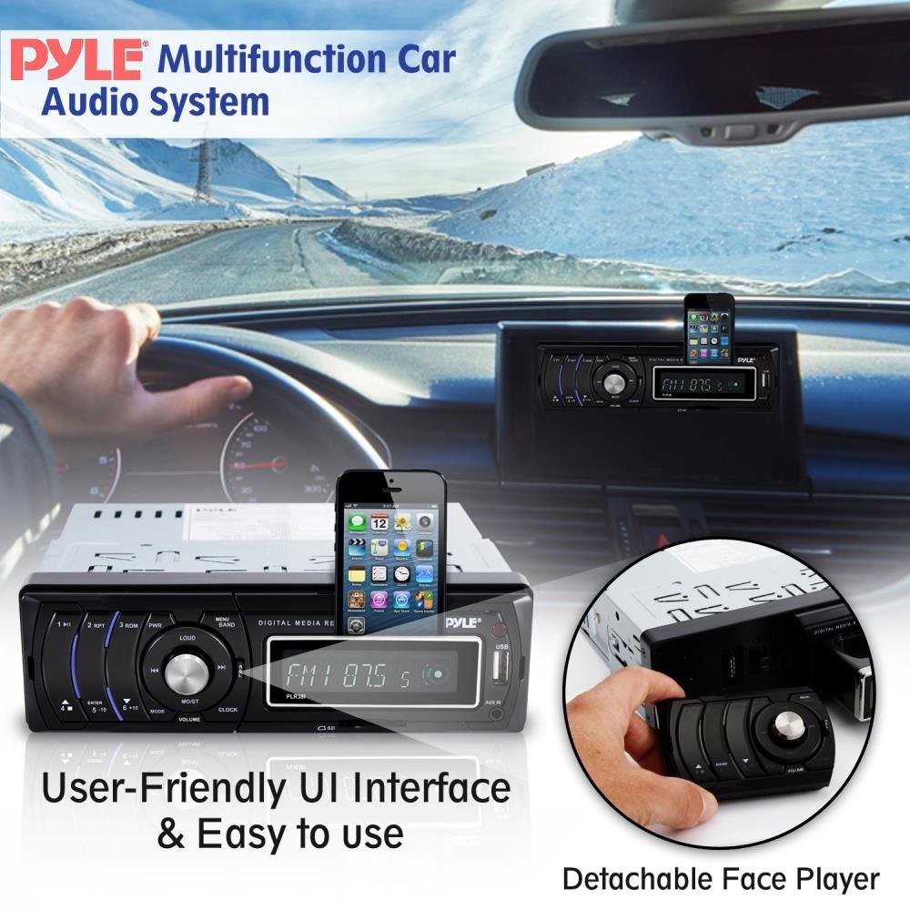 Detachable Face Radio Stereo Receiver