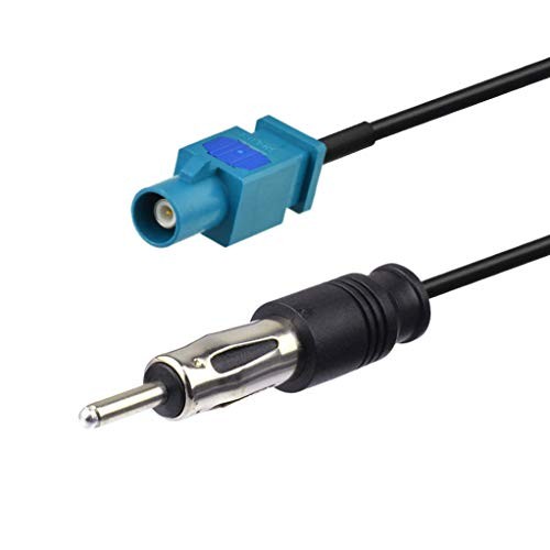 6″ Fakra Z to DIN Plug for Vehicle Car Stereo FM AM Radio Antenna