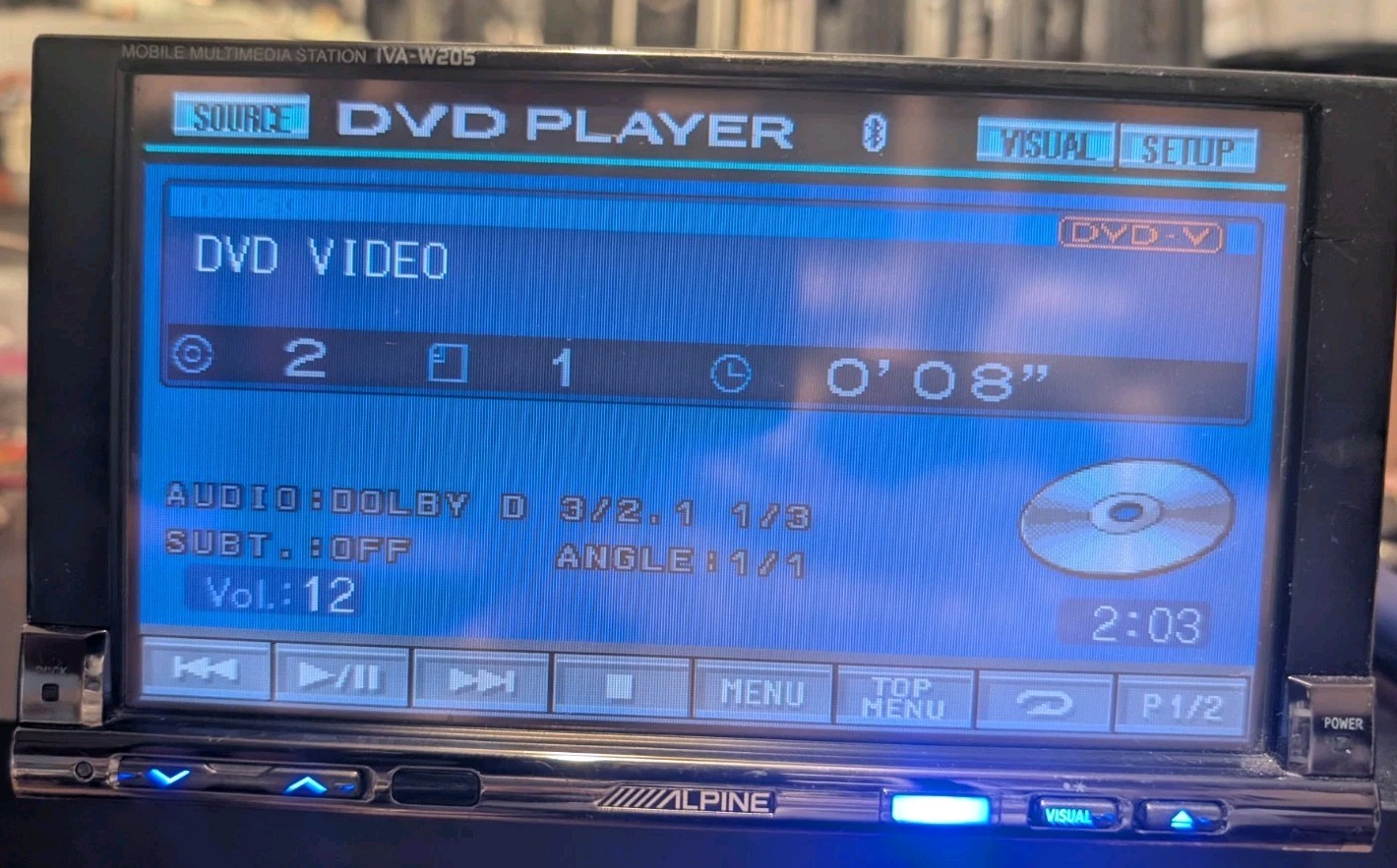 Alpine IVA-W205 6.5″ Touchscreen Car Radio DVD CD AUX Bluetooth Camera Ready