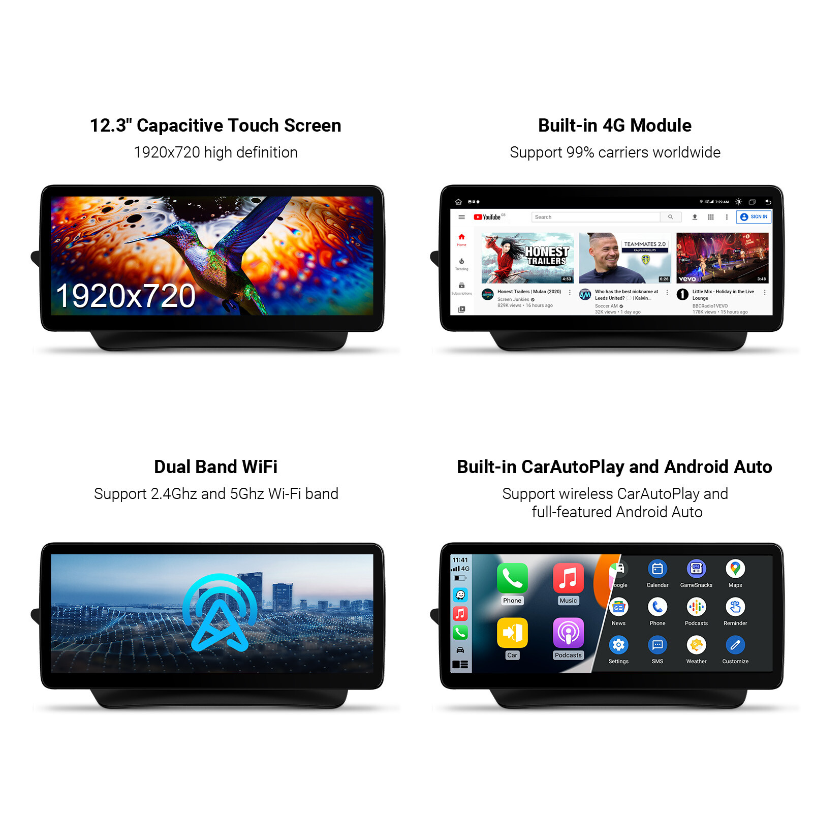 12.3″ Android 13 Octa-Core Car Stereo GPS Navi For Benz E-Class A207 C207 NTG4.0