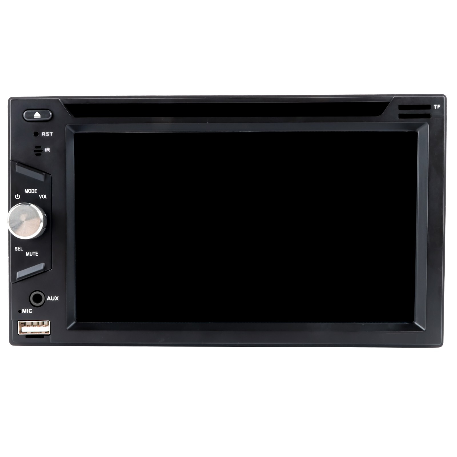 DVD Car Stereo Receiver Work w/ Bluetooth, Apple CarPlay, Android Auto, CAM PK4