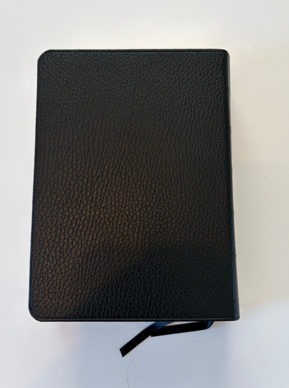 NASB 1995 Clarion Cambridge: Black Calf Split Leather
