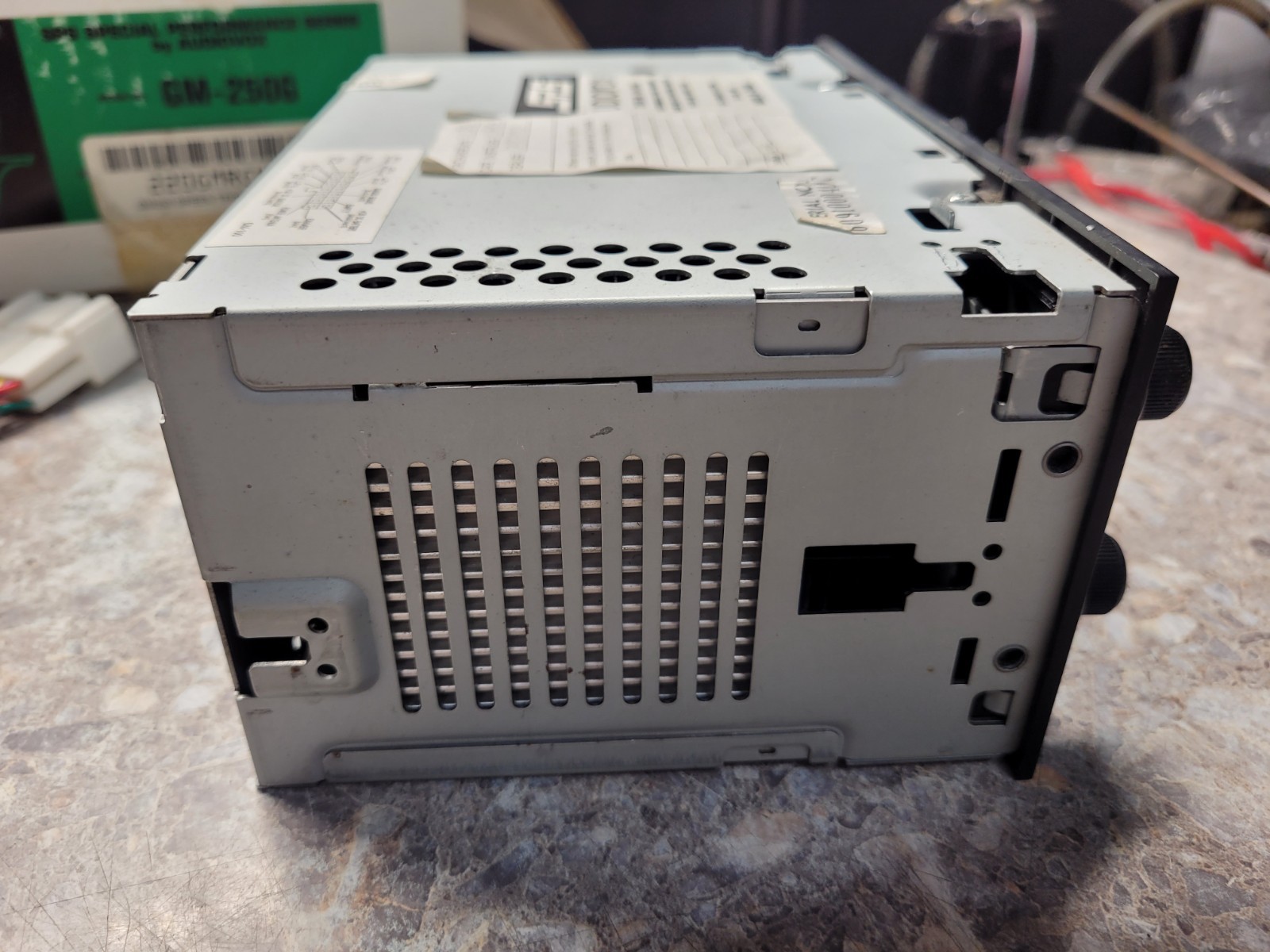 Audivox GM-250 AM/FM/MPX Cassette Radio GM-250G Chevrolet 1990’s with box & acc