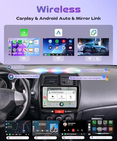 4Core 4G+64G Android 15 Car Radio for Mitsubishi 4Core 4G+64G Wireless Carplay