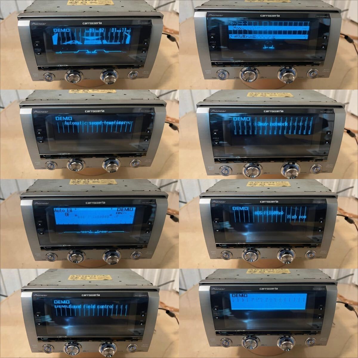 Pioneer Carrozzeria FH-P099MD CD MD Car Stereo Receiver Tested Working – JAPAN