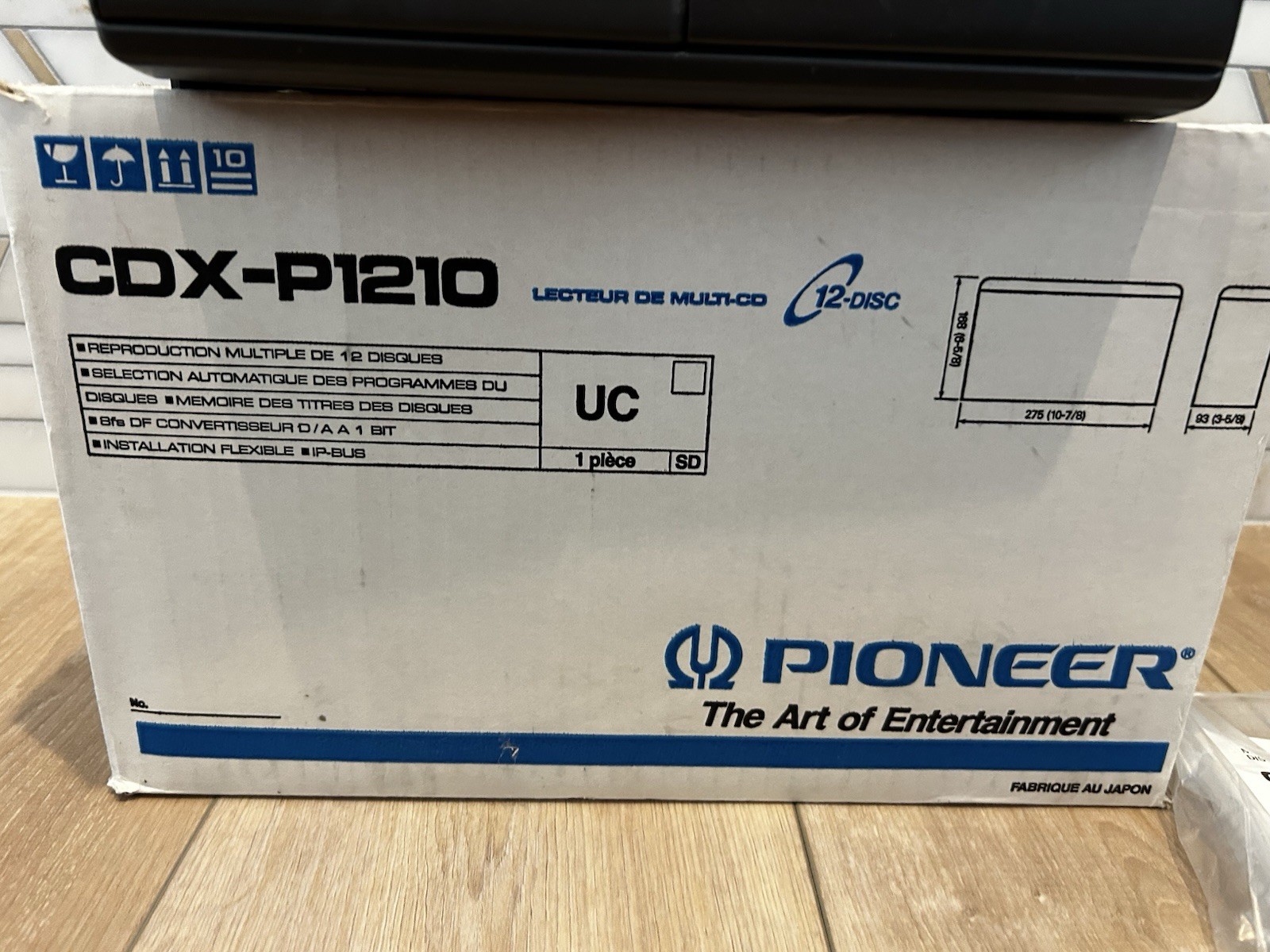 PIONEER 12 CD-Changer Disc Multiplayer CDX-P1210 In Box
