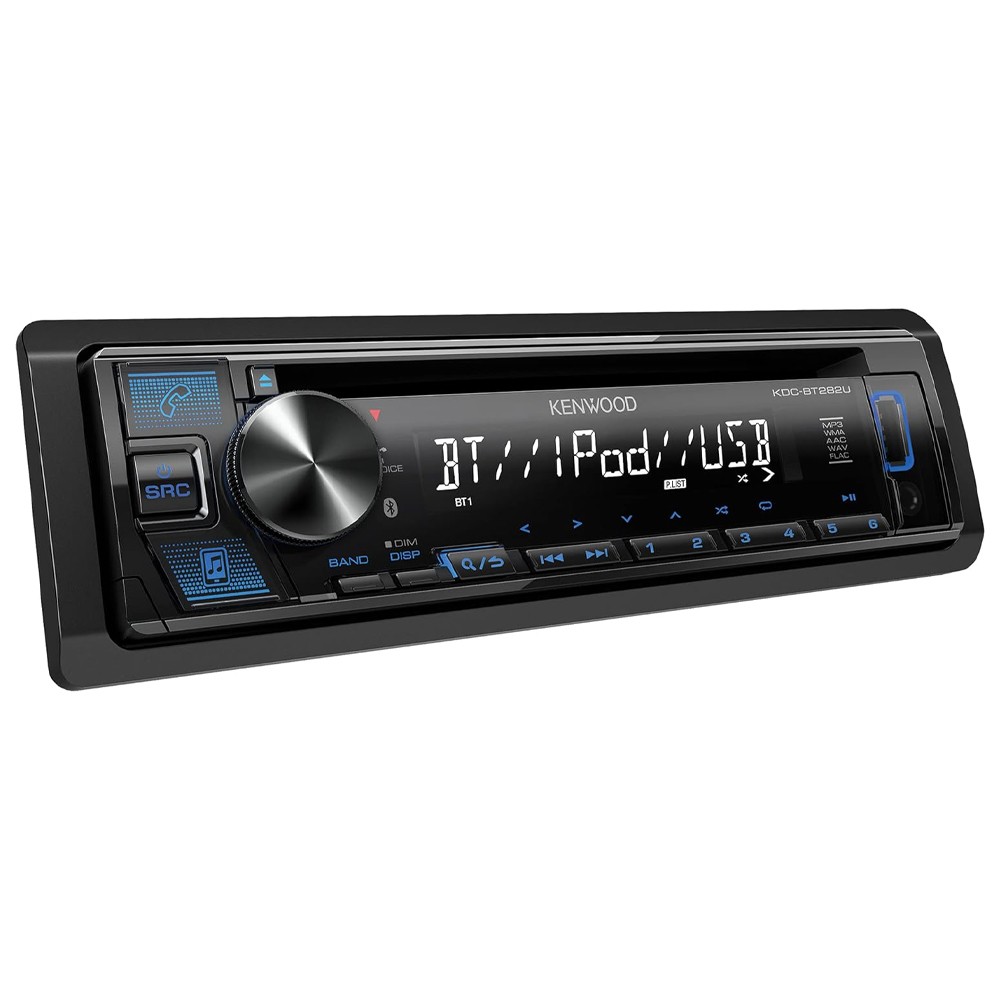 Kenwood KDC-BT282U Single DIN CD Receiver with Bluetooth