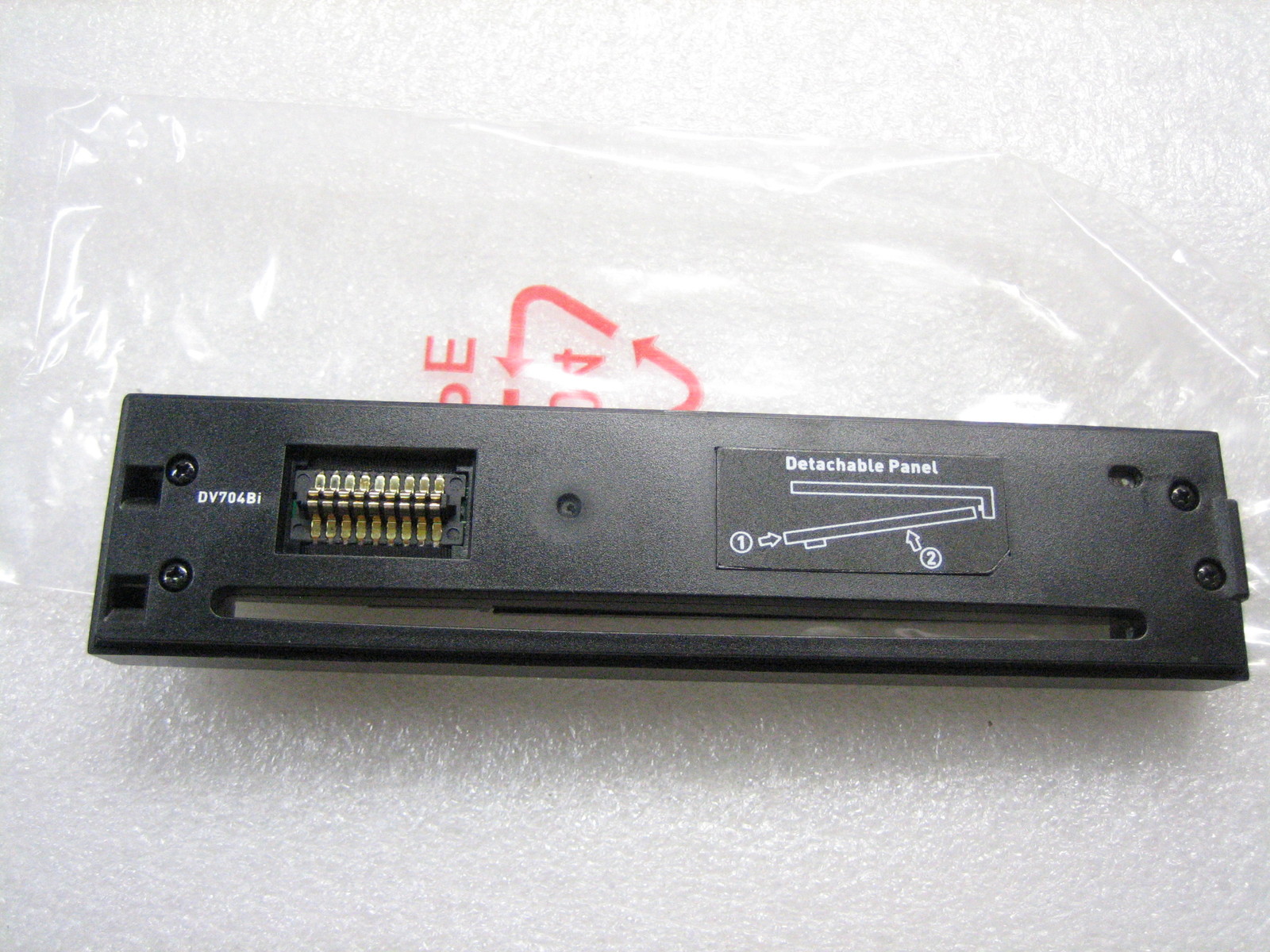 Dual New Detachable Faceplate assembly with carry case for DV704i, DV704Bi