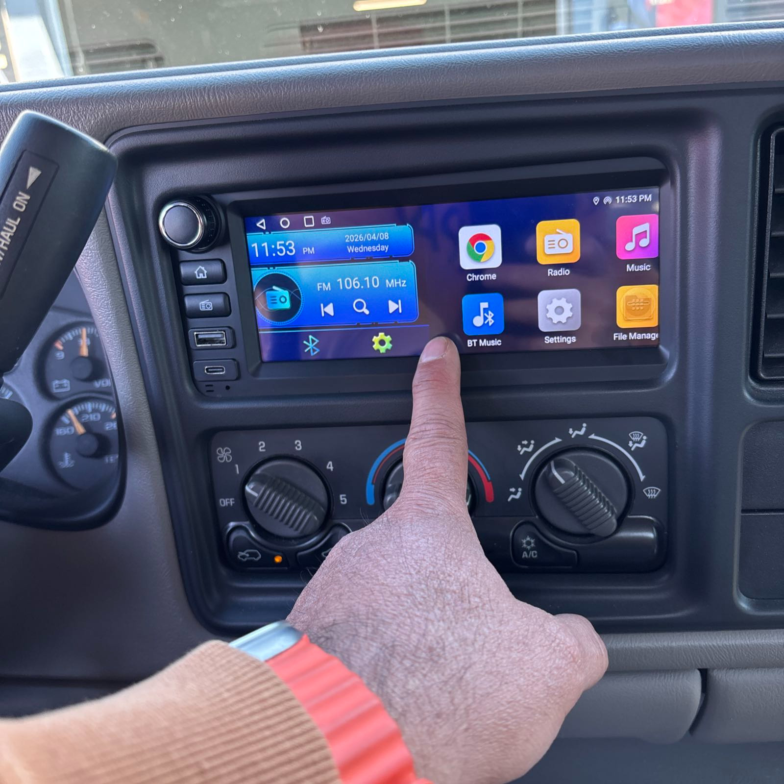 Plug play For GMC Jimmy Sonoma 1998-2001 Apple Carplay Car Stereo Radio GPS Navi