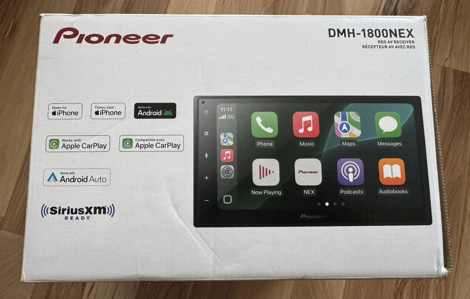PIONEER DMH-1800NEX Apple CarPlay Android Auto Bluetooth Capacitive Touchscreen