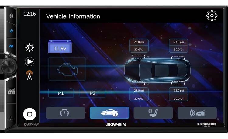 Jensen CAR714MW Digital multimedia receiver (does not play discs)