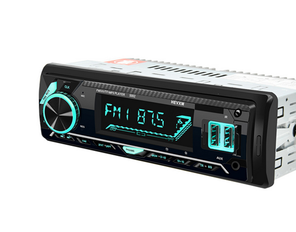 Car Radio MP3 Player Bluetooth AUX IN Audio Dual USB Fast Charging Hands-free