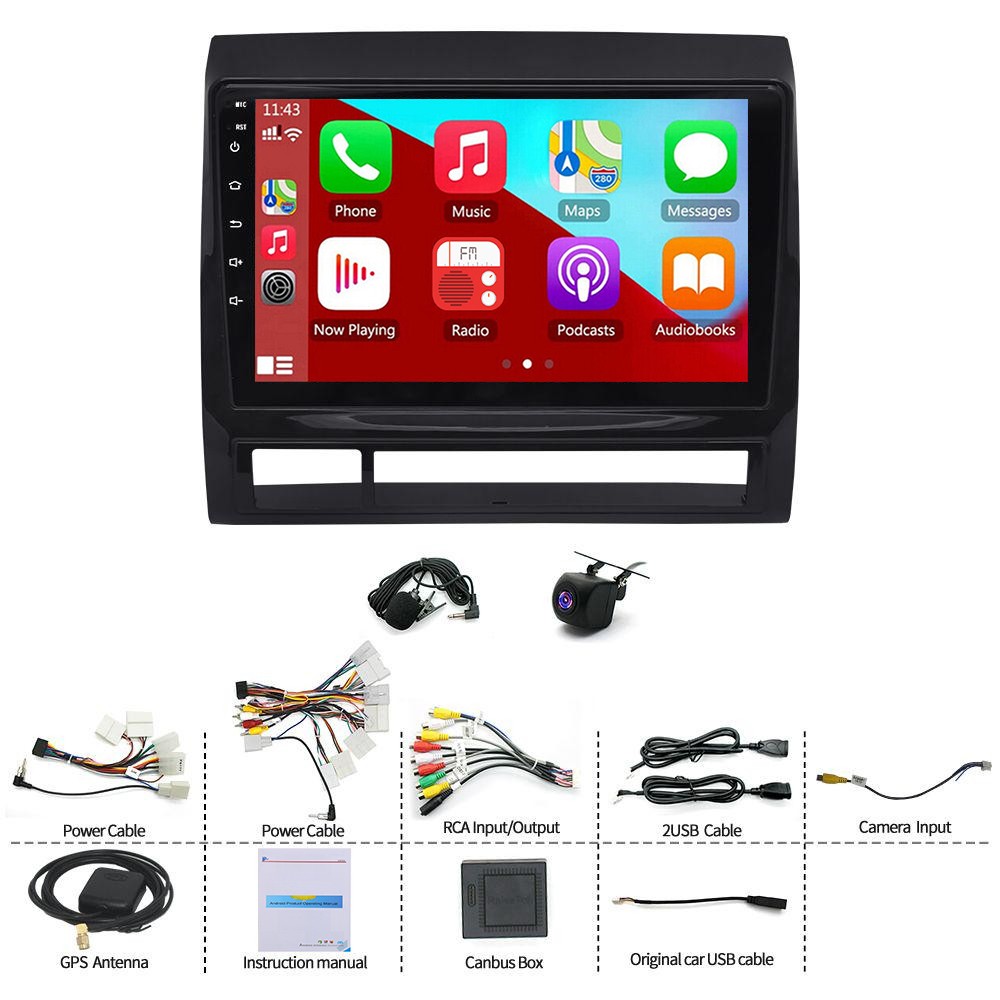 ANDROID 15.0 CAR STEREO FOR TOYOTA TACOMA 2005-2015 APPLE CARPLAY GPS QUAD CORE