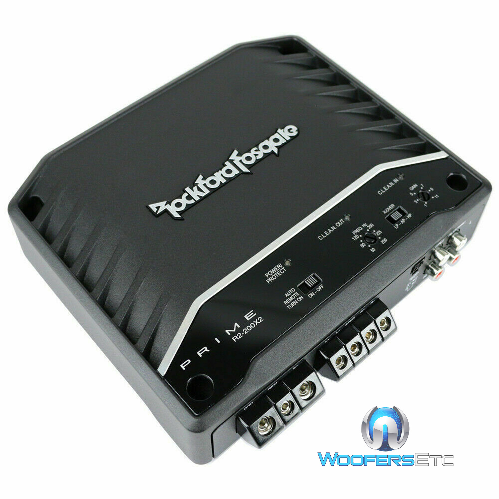 ROCKFORD FOSGATE R2-200X2 200W RMS COMPONENT SPEAKERS SUBWOOFER BASS AMPLIFIER