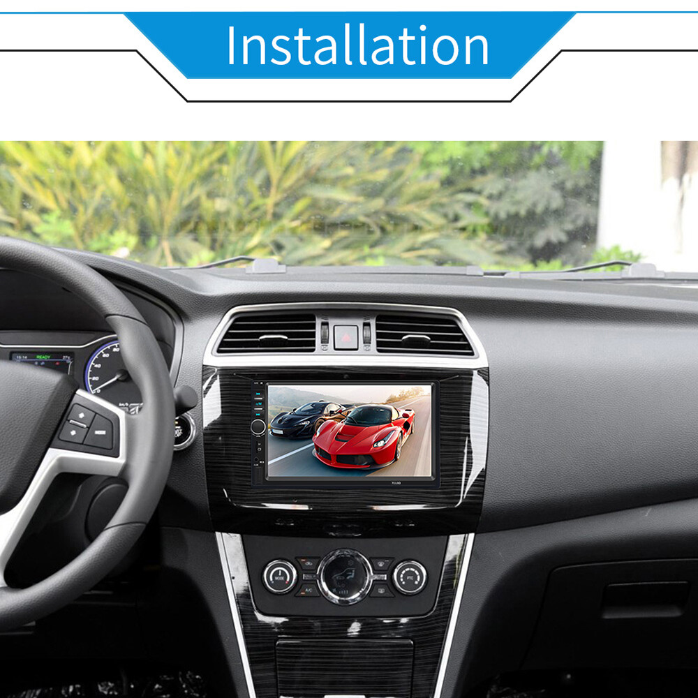 7″ 2DIN Car Stereo Radio Bluetooth Touchscreen TF USB AUX-IN FM Video MP5 Player