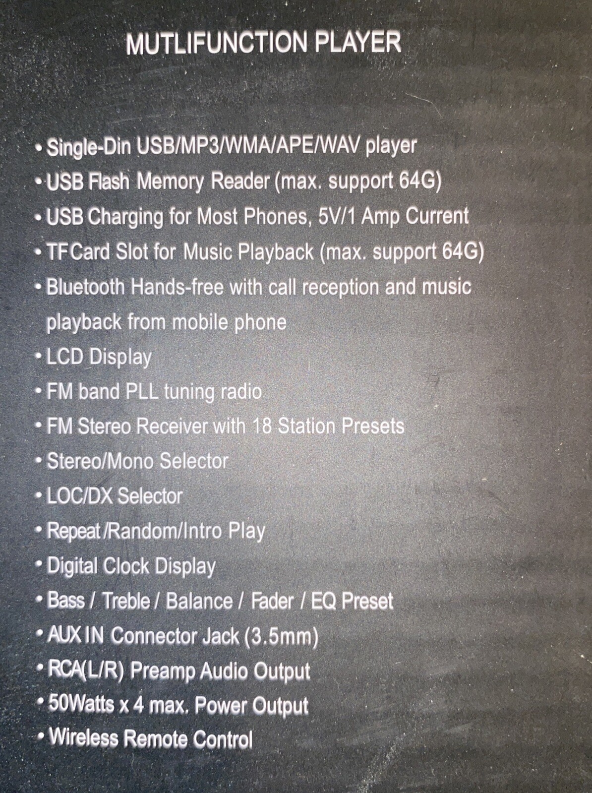 Bluetooth Car Stereo JSD-520 In-Dash FM Aux Input Receiver SD USB MP3 Player