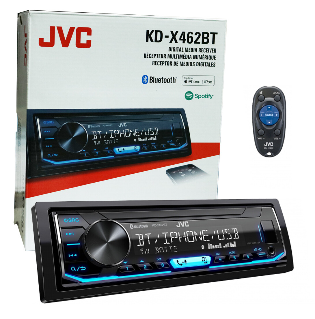 JVC KD-X462BT Digital Media Receiver w/Bluetooth & USB/AUX Input