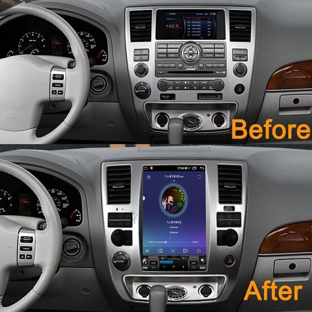 12.1” For Nissan Armada 2008-2010 Car Radio GPS Navigation Auto Carplay Upgrade