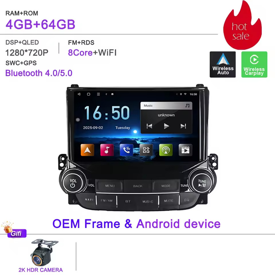 car mp5-player touch screen for Chevrolet Malibu 2015