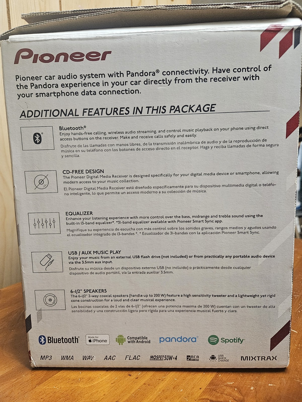 Pioneer MVH-S310BT Bluetooth Stereo + 4 TS-165P Speakers + RP3-GM12 GM Interface