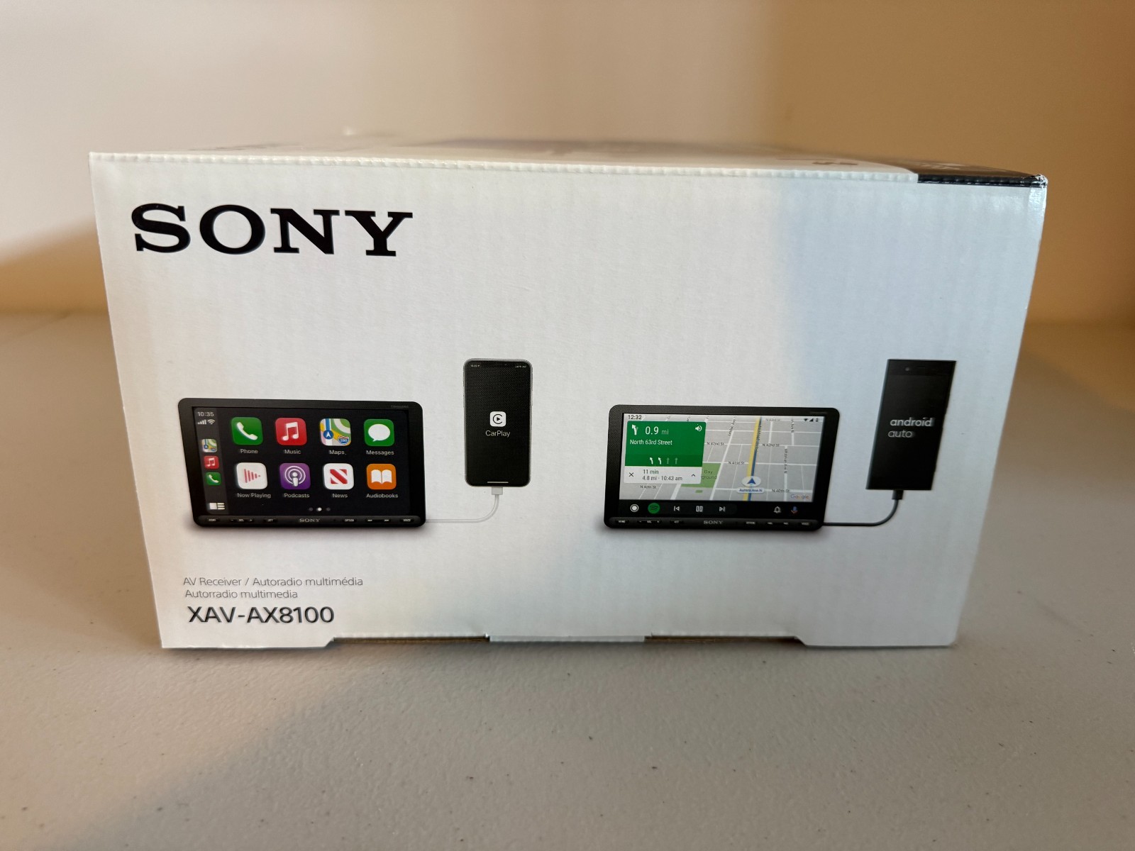 Sony XAV-AX8100 AV Receiver 8.95″ – Brand New