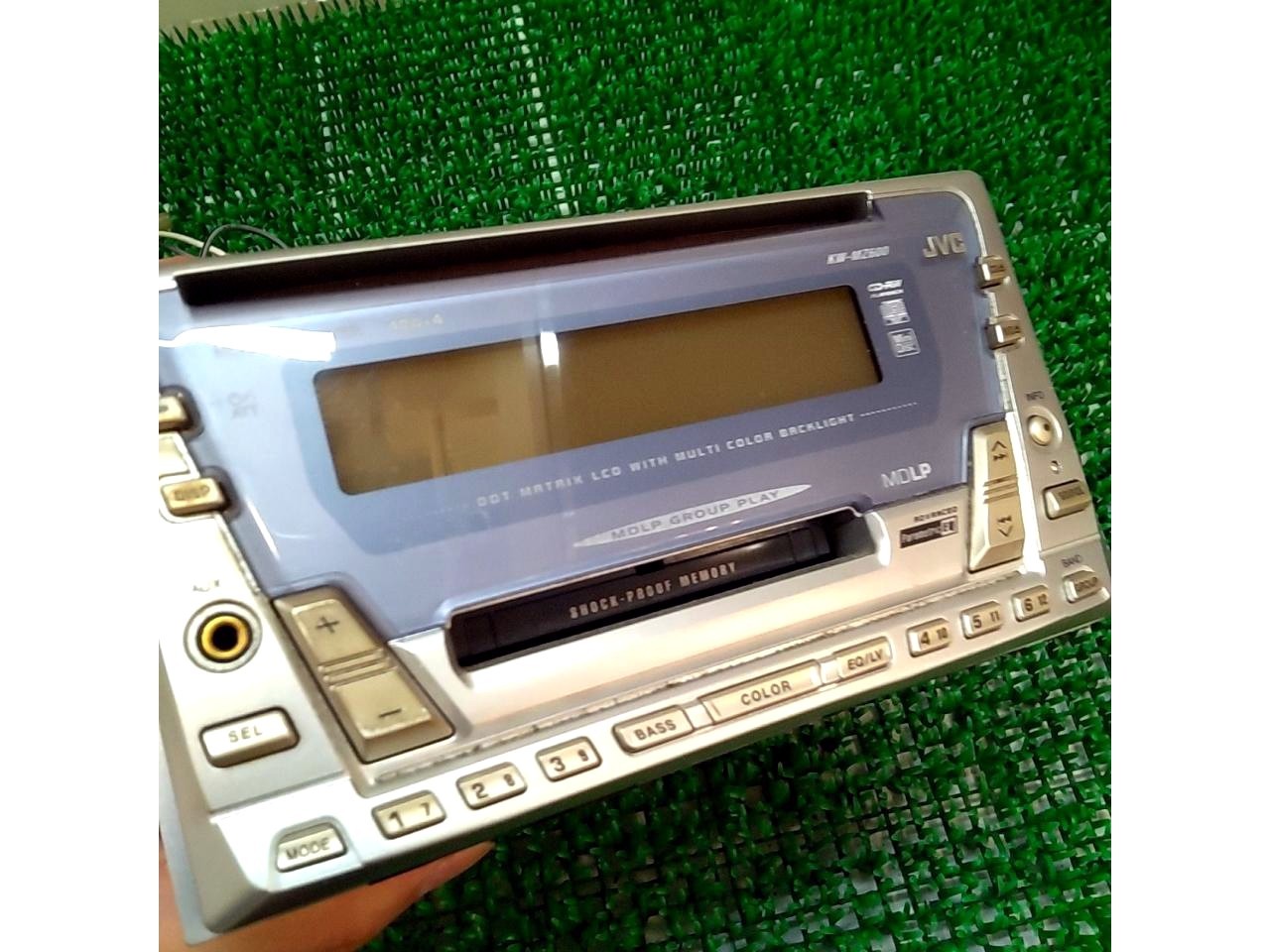 JVC KW-MZ600 Car Stereo Receiver Tested Working CD MD w/ Harness