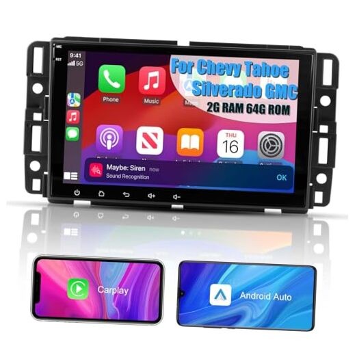 8″ Touch Screen Radio for Chevy Silverado Tahoe Impala GMC Sierra 2GB+64GB