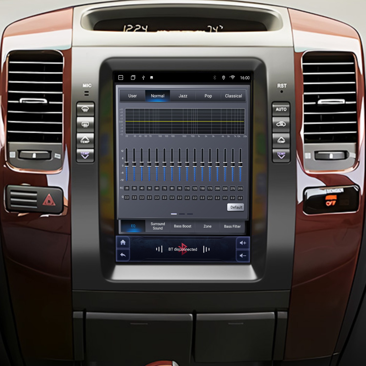 10.4″ For 2002-2009 Toyota Prado Lexus GX470 4+64GB CarPlay Car Stereo Radio GPS