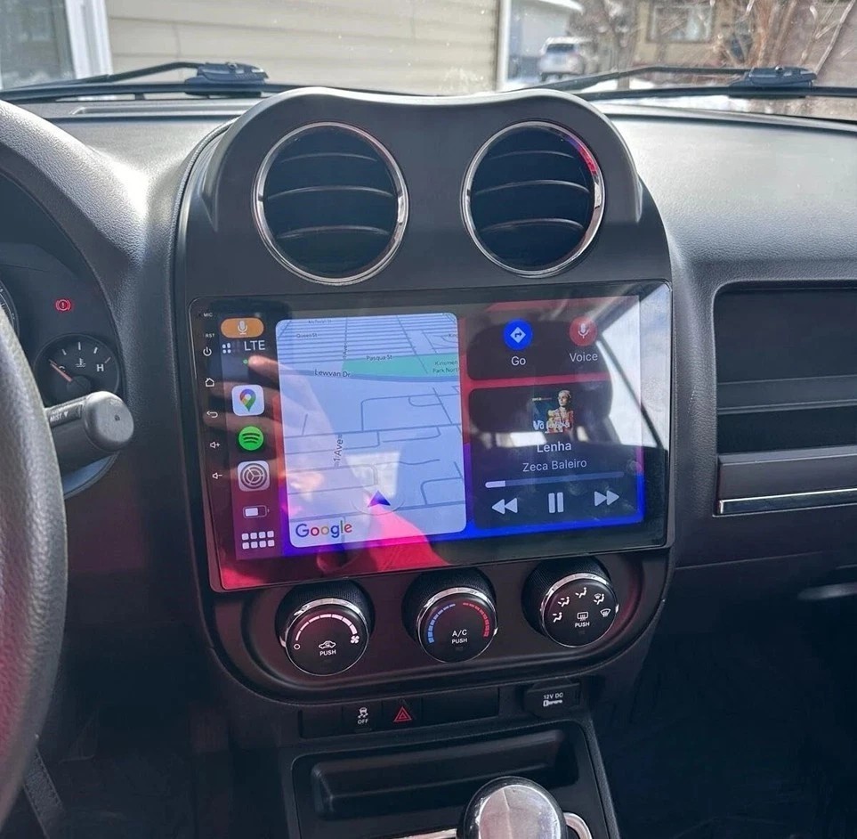 10″ Apple Carplay For Jeep Patriot Compass 2009-2016 Android 15 Car Stereo Radio