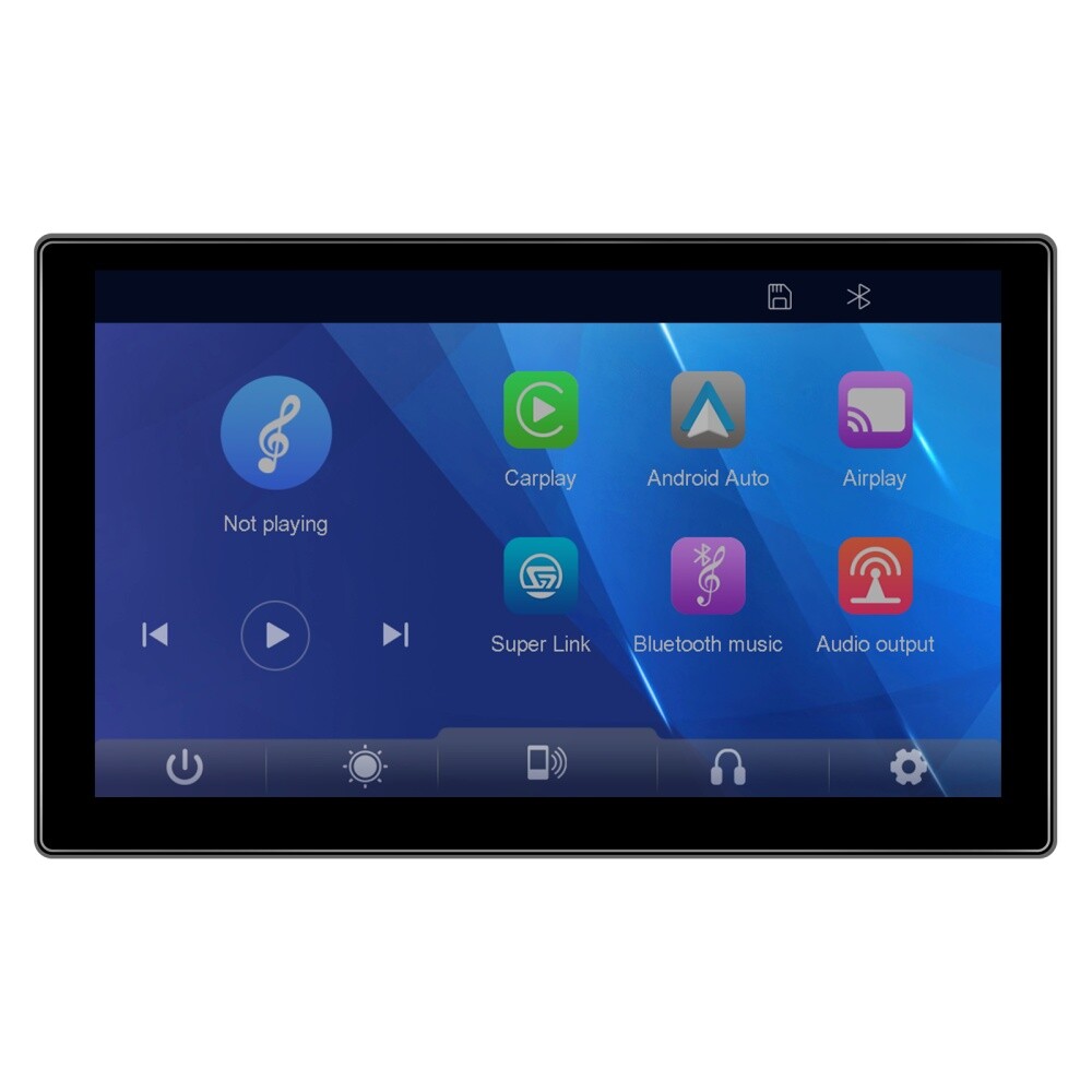 9inch Portable Stereo Wireless Apple Carplay Android Touch Screen BT5.0 Radio