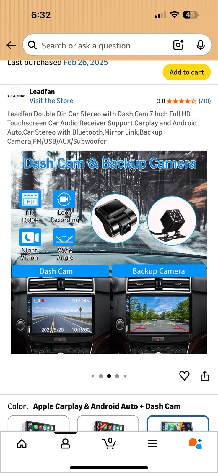 Leadfan Car MP5 Player Multimedia Car Stereo MP5 & Radio Receiver Audio System