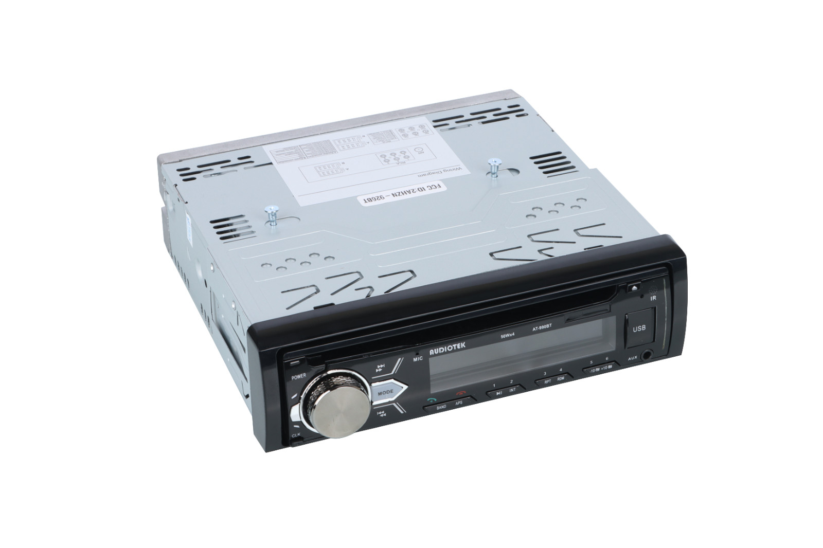 Audiotek AT-990BT Digital Media CD Receiver + 4 x Pioneer 6.5″ Speakers